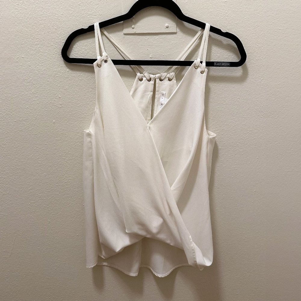 NWOT Leith Draped Front Top XS Nordstrom